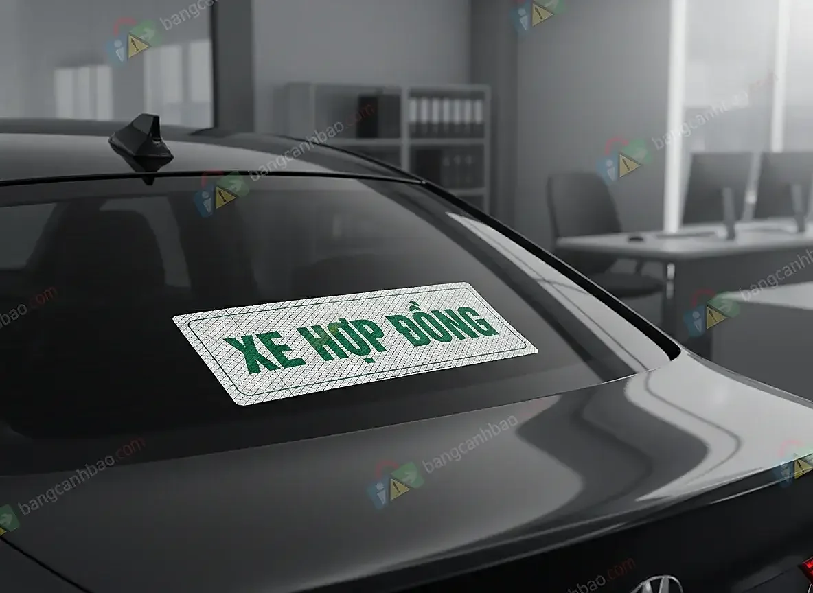 Nhãn Phản Quang 3M – Biển Nhận Diện Xe Chuyên Dụng Bền Đẹp, Siêu Sáng Ban Đêm - 4